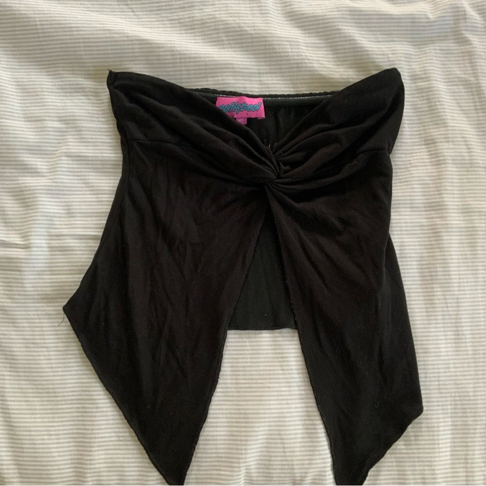 Edikted Black Strapless Top